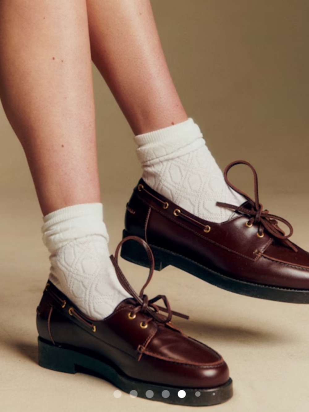 Sézane Caroline loafers in brown - Picture 4 of 7